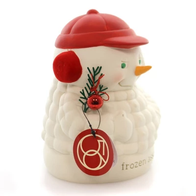 Bank Snowpinion Frozen Assets - 6.75 Inches - Christmas Snowman Department 56 - 4051105 - Porcelain - Off-White 4 Bank Snowpinion Frozen Assets - 6.75 Inches - Christmas Snowman Department 56 - 4051105 - Porcelain - Off-White - Image 2