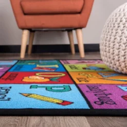 World Rug Gallery Kids Educational Learning Alphabet Non Slip Area Rug -Kiddo Land Store GUEST 0890a0b8 9c5a 4e6a b07a 48646a7acd06