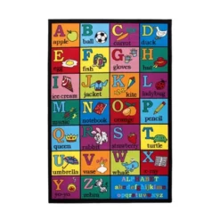 World Rug Gallery Kids Educational Learning Alphabet Non Slip Area Rug -Kiddo Land Store GUEST 0d78ba8c 75e9 45bf 98f8 97c5b561fb68