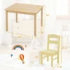 Costway Kids 5 Piece Table Chair Set Pine Wood Multicolor Children Play Room Furniture -Kiddo Land Store GUEST 0fbf8b99 3488 4d50 a772 3b10c55f17d8