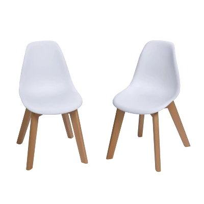 Set Of 2 Kids' Chairs With Beech Legs - Gift Mark 6 Set Of 2 Kids' Chairs With Beech Legs - Gift Mark - Image 4