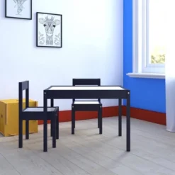 3pc Annya Kiddy Table Set Navy/White - Room & Joy -Kiddo Land Store GUEST 13aa874b 8656 4de2 ac39 9577cb0aaa88