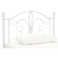 Twin Kids' Bombay Metal Bed White - Room & Joy -Kiddo Land Store GUEST 13f6329d 4c3c 4226 8bbd 55497f5a523c