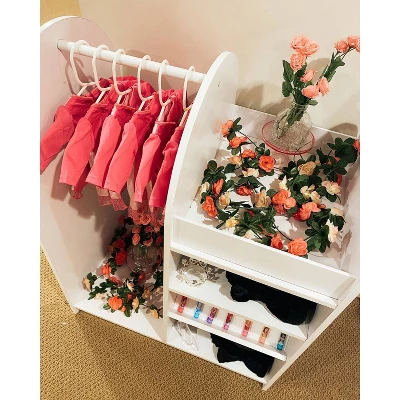 Fashion Pretend Kids' Play Station White - KidKraft 9 Fashion Pretend Kids' Play Station White - KidKraft - Image 7