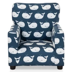 Nuea Whale Kids' Chair Navy - HOMES: Inside + Out -Kiddo Land Store GUEST 1c77c6bf 4166 46d9 bc64 b5bbab0f0585