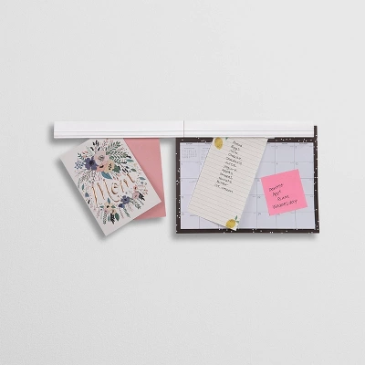 2pk Kids' Magnetic Artwork And Picture Display Bar Frame Set White - RiverRidge Home 11 2pk Kids' Magnetic Artwork And Picture Display Bar Frame Set White - RiverRidge Home - Image 9