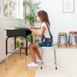 ECR4Kids Daisy Stackable Stool Set, Flexible Seating, 17in Seat Height, 8-Piece -Kiddo Land Store GUEST 200e5fa8 4264 42cd 91e2 15436ea85766