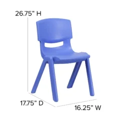 Flash Furniture 4 Pack Blue Plastic Stackable School Chair With 15.5'' Seat Height 13 Flash Furniture 4 Pack Blue Plastic Stackable School Chair With 15.5'' Seat Height -Kiddo Land Store GUEST 22273ccc dc2f 4268 934d 92145e353b98
