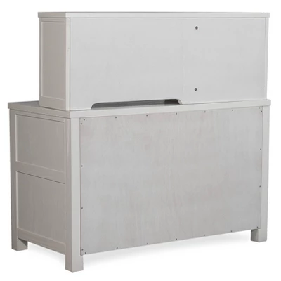 Kids' Highlands Desk With Hutch White - Hillsdale Furniture 4 Kids' Highlands Desk With Hutch White - Hillsdale Furniture - Image 2