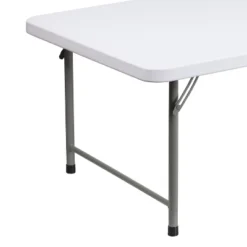 Emma And Oliver 4.93-Foot Kid's Granite White Plastic Folding Activity Table - Play Table -Kiddo Land Store GUEST 275557f5 d678 49cf b82e d7e16fd13045