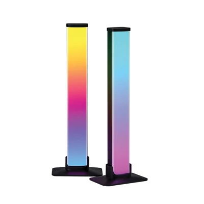 2pk Teen LED Light Bars With Sound React Novelty Table Lamp - West & Arrow 4 2pk Teen LED Light Bars With Sound React Novelty Table Lamp - West & Arrow - Image 2
