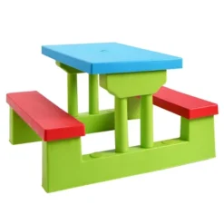 Costway 4 Seat Kids Picnic Table W/Umbrella Garden Yard Folding Children Bench Outdoor 18 Costway 4 Seat Kids Picnic Table W/Umbrella Garden Yard Folding Children Bench Outdoor -Kiddo Land Store GUEST 2aa959b0 b628 474b a9b5 752de60947a8