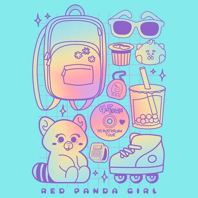 Junior's Turning Red Red Panda Girl Mei Lee Racerback Tank Top 3 Junior's Turning Red Red Panda Girl Mei Lee Racerback Tank Top