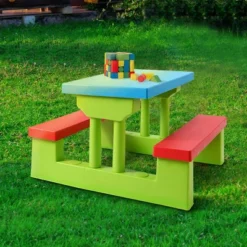Costway 4 Seat Kids Picnic Table W/Umbrella Garden Yard Folding Children Bench Outdoor 13 Costway 4 Seat Kids Picnic Table W/Umbrella Garden Yard Folding Children Bench Outdoor -Kiddo Land Store GUEST 35c4a760 9001 4817 97ac 502e907e274c