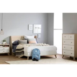 Yodi 2 Drawer Nightstand Soft Elm/White - South Shore -Kiddo Land Store GUEST 3682edce 6ccd 4832 bf86 7dec1b763b59