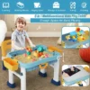 Costway 6 In 1 Kids Activity Table Set W/ Chair Toddler Luggage Building Block Table 2 Costway 6 In 1 Kids Activity Table Set W/ Chair Toddler Luggage Building Block Table -Kiddo Land Store GUEST 36adff80 969a 458e baf1 34f602b33329