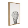 24" X 18" Elephant Framed Canvas Art - Uniek -Kiddo Land Store GUEST 3794c12a 3ae2 4291 9f23 48b5c3cb64d5