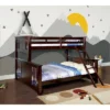 HOMES: Inside + Out Twin XL Over Queen Kids' Lea Bunk Bed Dark Walnut - IoHOMES -Kiddo Land Store GUEST 3908edce a994 4e69 b6c0 67200e4fc833