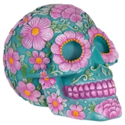 Northlight 7.75" Blue And Pink Day Of The Dead Skull Coin Bank 11 Northlight 7.75" Blue And Pink Day Of The Dead Skull Coin Bank -Kiddo Land Store GUEST 3981b4e1 0f9a 43b6 b5f1 748539e9401d