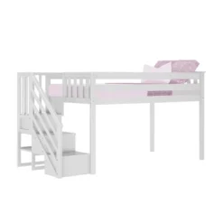 Max & Lily Twin Low Loft Bed With Staircase 17 Max & Lily Twin Low Loft Bed With Staircase -Kiddo Land Store GUEST 39874fac 8501 494b a059 9b2610c35ee0