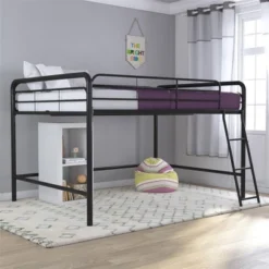 Full Adeline Junior Metal Loft Bed - Room & Joy -Kiddo Land Store GUEST 3a44d6ab 9b81 4f00 b936 bba0711694cf