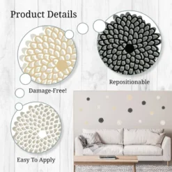 Zinnias Wall Decor - Decalcomania -Kiddo Land Store GUEST 3b4a5515 fc6e 4865 9474 cff8ad3924e0