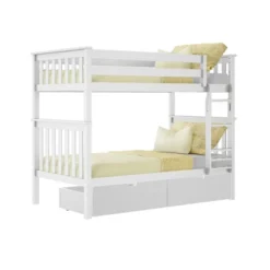 Max & Lily Twin Over Twin Bunk Bed With Under Bed Storage Drawers -Kiddo Land Store GUEST 41ac46eb 3eba 4442 ab2f ae35cd2ba665