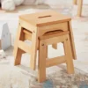 Melissa & Doug Wooden Stools - Set Of 2 - Natural -Kiddo Land Store GUEST 42a07b31 1779 4959 bbe8 3f275512c9ed