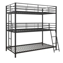 Triple Twin Zeke Metal Bunk Bed - Room & Joy -Kiddo Land Store GUEST 42aa47f4 0633 46aa b107 a89b63fee981