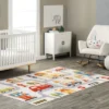 NuLOOM Carmina City Streets Machine Washable Kids Area Rug 3' X 5' In White Multi -Kiddo Land Store GUEST 448ea840 db31 4be6 883c 895e7f80169d