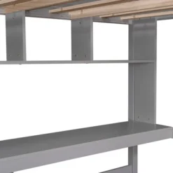 Twin Size Loft Bed With Desk, Shelves, And Ladder-ModernLuxe -Kiddo Land Store GUEST 47cfec52 4941 4f93 b187 9e005c2ced62