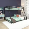 Twin/Full Max Metal Bunk Bed Black - Room & Joy -Kiddo Land Store GUEST 49901b48 21dd 45be ba68 d5485d3009ba