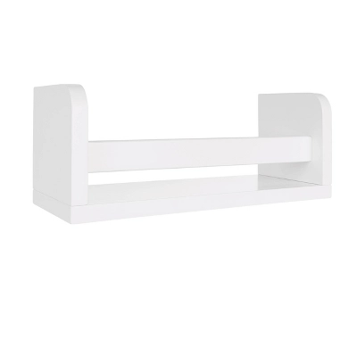 2pk Kids' 10" Floating Wall Mount Bookshelf Set White - RiverRidge Home 4 2pk Kids' 10" Floating Wall Mount Bookshelf Set White - RiverRidge Home - Image 2