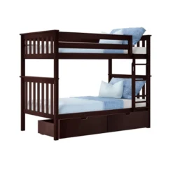 Max & Lily Twin Over Twin Bunk Bed With Under Bed Storage Drawers -Kiddo Land Store GUEST 5152fed4 aa93 406e 81a0 c626a9a7a35e