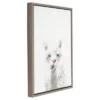 24" X 18" Alpaca Framed Canvas Art - Uniek -Kiddo Land Store GUEST 54c74235 1e3f 4990 b86a 83a6104647f6