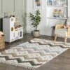 Sage Wavy Stripes Kids Tassel Area Rug 1 Sage Wavy Stripes Kids Tassel Area Rug -Kiddo Land Store GUEST 5573c3fe 002d 4111 bb48 c5cde0e5279a