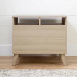Yodi 2 Drawer Nightstand Soft Elm/White - South Shore -Kiddo Land Store GUEST 58e30715 7056 4252 b982 ac3a6f22631a