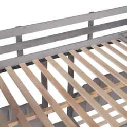 Full Over Twin & Twin Bunk Bed, Velvet Triple Bunk Bed With Drawers And Guardrails-ModernLuxe -Kiddo Land Store GUEST 59f1aac0 b75b 4748 8ddd f4951e57ddac