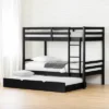 Fakto Bunk Beds With Trundle Matte Black - South Shore -Kiddo Land Store GUEST 5a1e029d 7299 4518 a8e8 1df254260922
