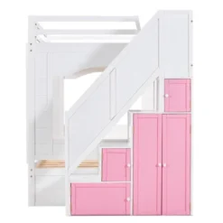 Full Over Full Bunk Bed With Trundle, Stairs, Ladders And Storage Cabinet-ModernLuxe -Kiddo Land Store GUEST 5cdbbf3e 5ba6 42a0 8ca9 7d543c89966b