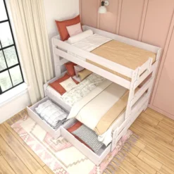 Max & Lily Farmhouse Twin Over Full Bunk Bed With Storage Drawers -Kiddo Land Store GUEST 5db5d2f7 323f 4fcb 8848 1aa2b24447d0
