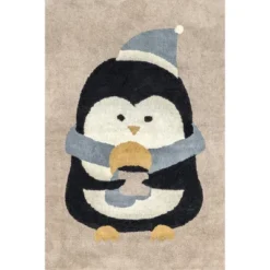 NuLOOM Mosby Penguin Machine Washable Kids Area Rug 17 NuLOOM Mosby Penguin Machine Washable Kids Area Rug -Kiddo Land Store GUEST 5e3a641e 3413 4efa ab6c e69e3bff221d