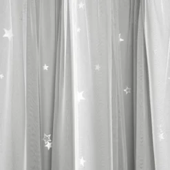 Star Sheer Insulated Grommet Blackout Window Curtain Panel Set - Lush Décor 10 Star Sheer Insulated Grommet Blackout Window Curtain Panel Set - Lush Décor -Kiddo Land Store GUEST 5e6294ba 5e6c 4fd9 a91b 4ebeacb27bdc