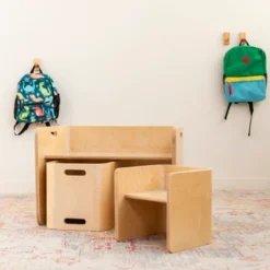 ECR4Kids Premium Bentwood Multipurpose Table And Chair Set, Kids Furniture, Natural, 3-Piece 13 ECR4Kids Premium Bentwood Multipurpose Table And Chair Set, Kids Furniture, Natural, 3-Piece -Kiddo Land Store GUEST 5ed6b62a fb4d 4ea5 b3c7 dd078185903f