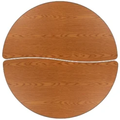 Emma And Oliver 2 Piece 47.5" Circle Collaborative Grey Kids Adjustable Activity Table Set -Kiddo Land Store GUEST 5fc30b2c 772a 4ff0 ab78 b9e3a026e13e