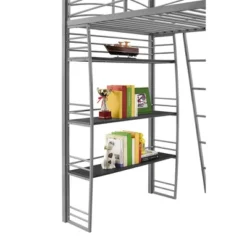 Andy Metal Loft Bed With Integrated Desk And Shelves - Room & Joy -Kiddo Land Store GUEST 60113387 6d37 459a 9ce1 5ba399dc5d31