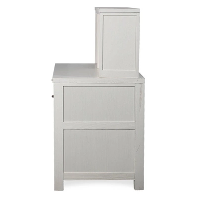 Kids' Highlands Desk With Hutch White - Hillsdale Furniture 6 Kids' Highlands Desk With Hutch White - Hillsdale Furniture - Image 4