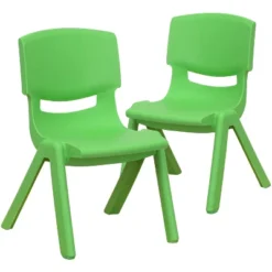 Flash Furniture 2 Pack Plastic Stackable School Chair With 10.5" Seat Height -Kiddo Land Store GUEST 644aad8a 34c3 448a 883a 8f74d24f8b9e