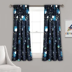 Universe Room Darkening Window Curtain Panels Navy - Lush Décor -Kiddo Land Store GUEST 671b9db8 d10d 403e 9f89 9ece9c71c4c5
