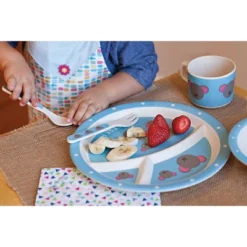 5pc Bamboo Fiber Mouse Dinnerware Set Blue - Red Rover 9 5pc Bamboo Fiber Mouse Dinnerware Set Blue - Red Rover -Kiddo Land Store GUEST 6b4b79bb d814 455c 8d84 161544e79281